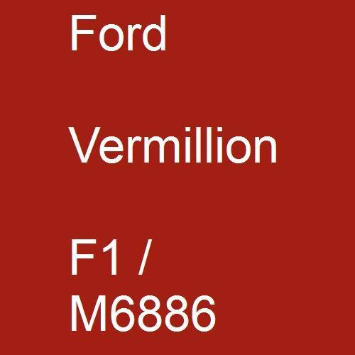 Ford, Vermillion, F1 / M6886.